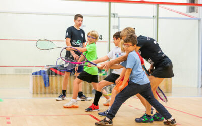 kids squash lesson delivers programs focusing on Instruction,