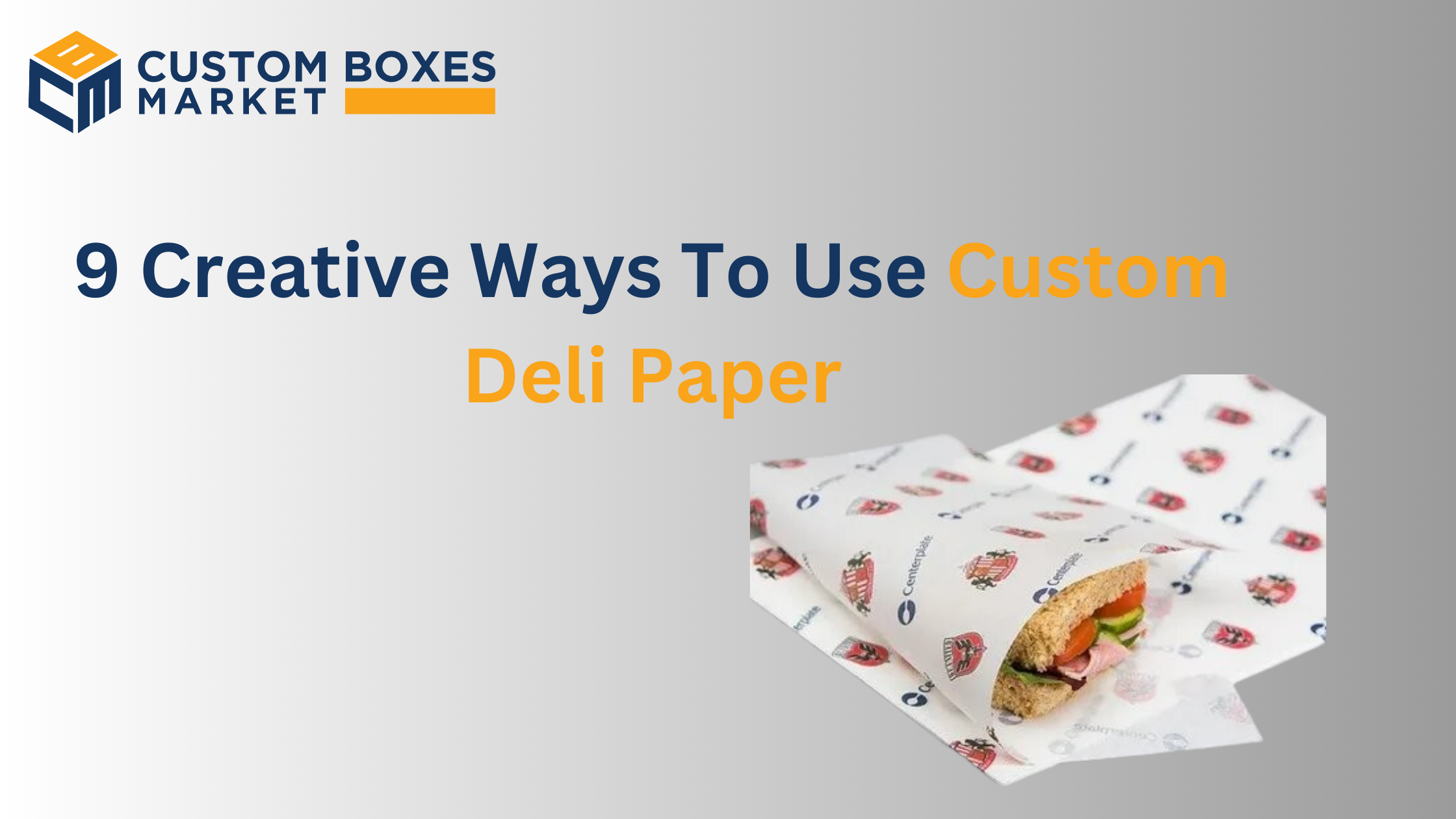 Custom Deli Paper