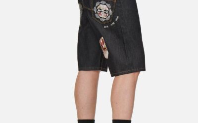 Evisu jeans shorts