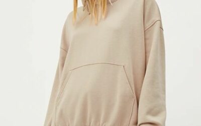 Beige Essentials Hoodie