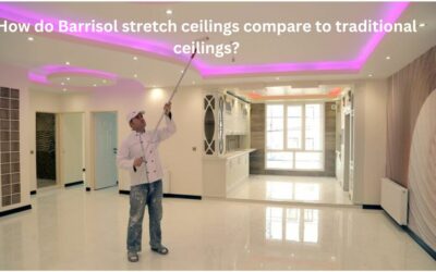 How do Barrisol stretch ceilings compare to traditional ceilings?