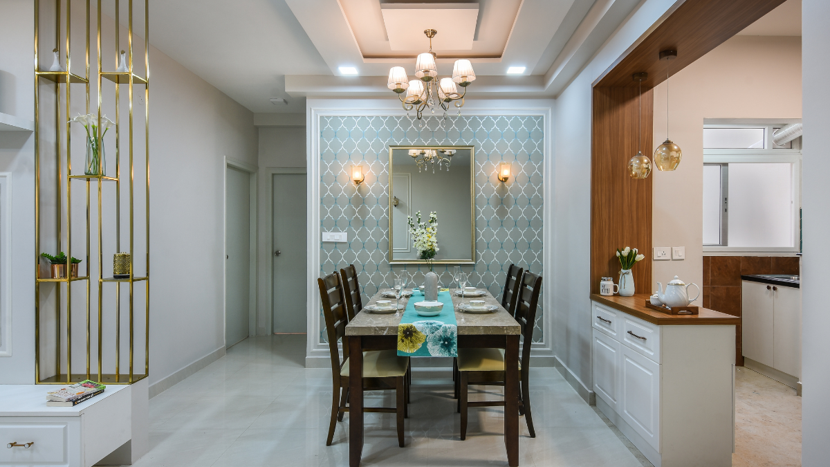 luxury Dining room interior design by interiosplash