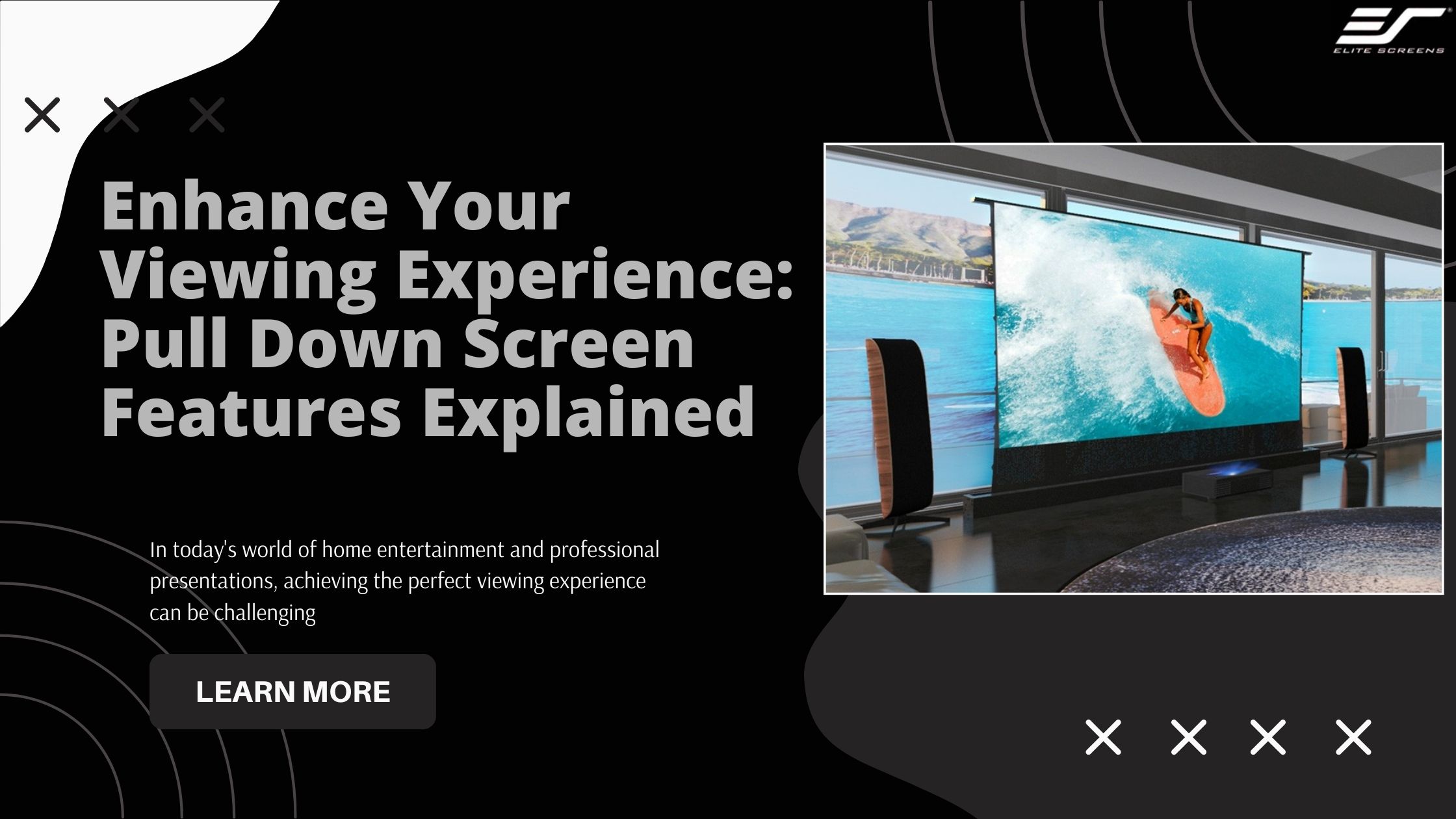 Enhance Your Viewing Experience: Pull Down Screen Features Explained