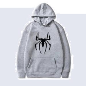 Grey Spider Hoodie