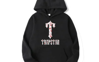 Anime T-Trapstar Flowers Pattern Hoodie