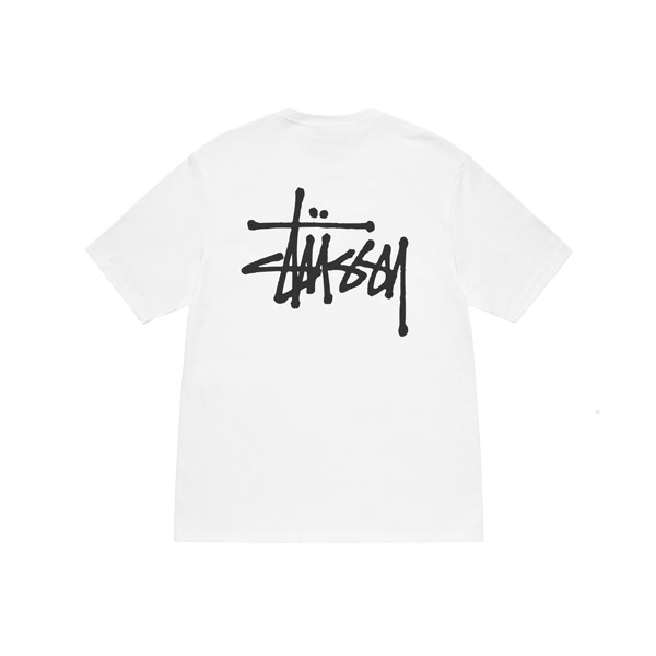 T-Shirt-Stussy-Blanc