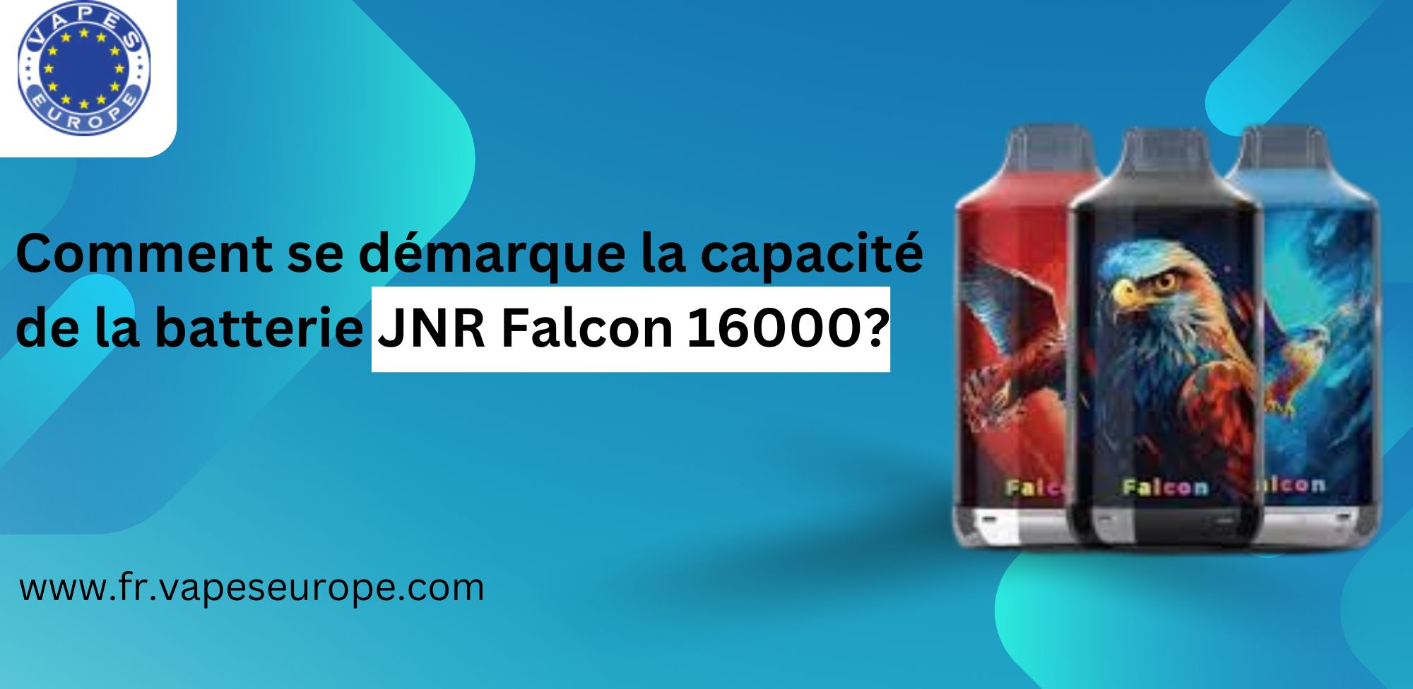 Capacité de la batterie JNR Falcon 16000