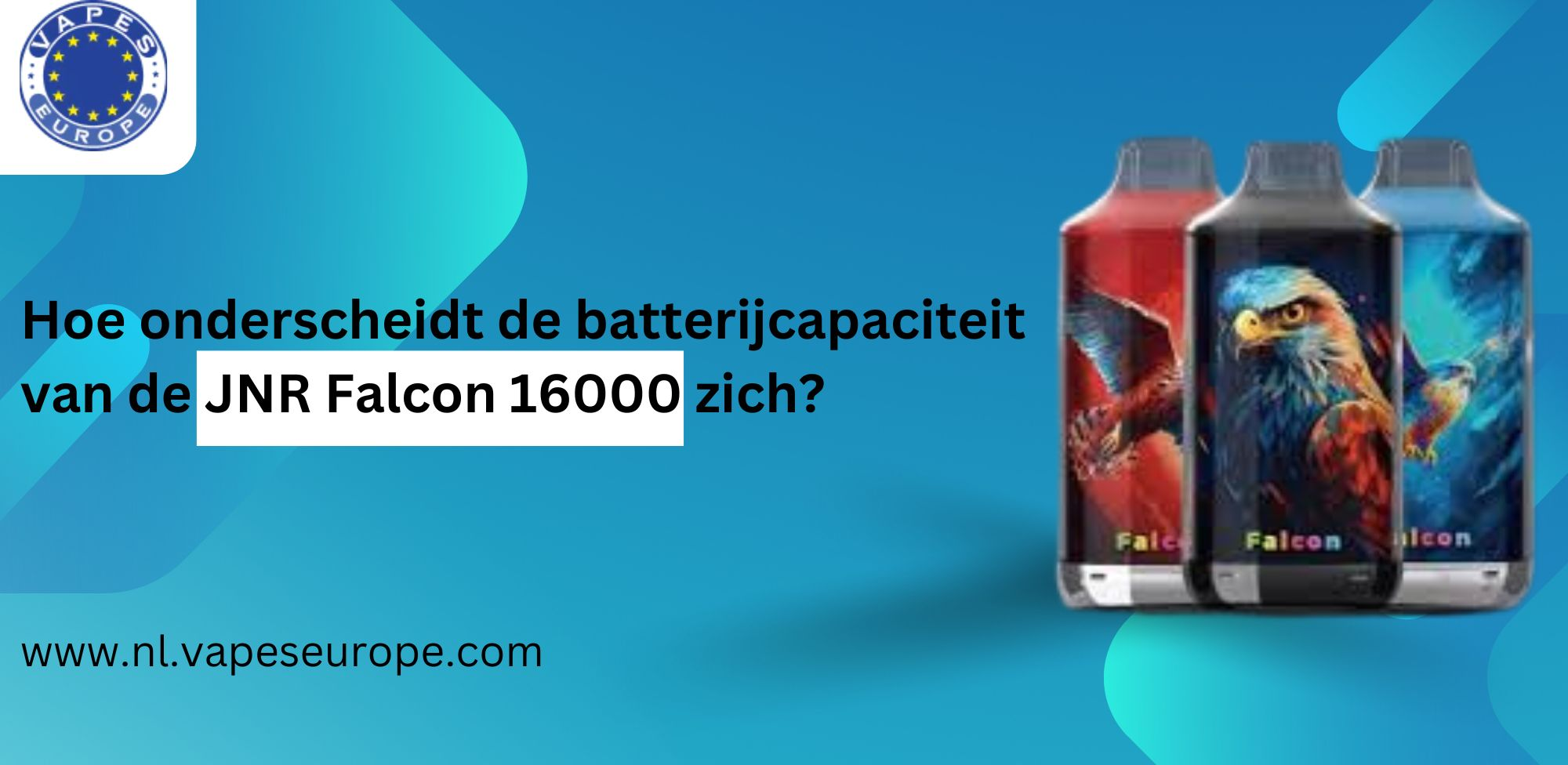 JNR Falcon 16000 Capacidad de la batería