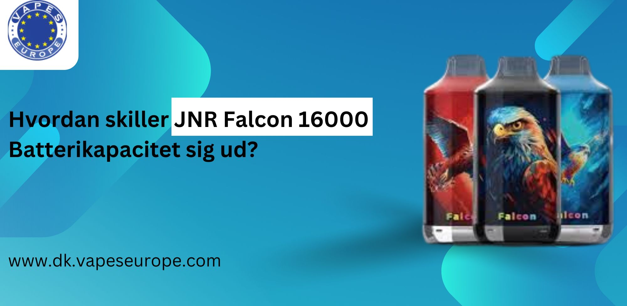 JNR Falcon 16000 Batterikapacitet