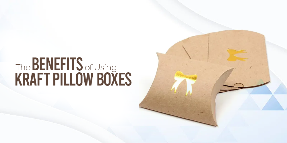 Kraft pillow boxes