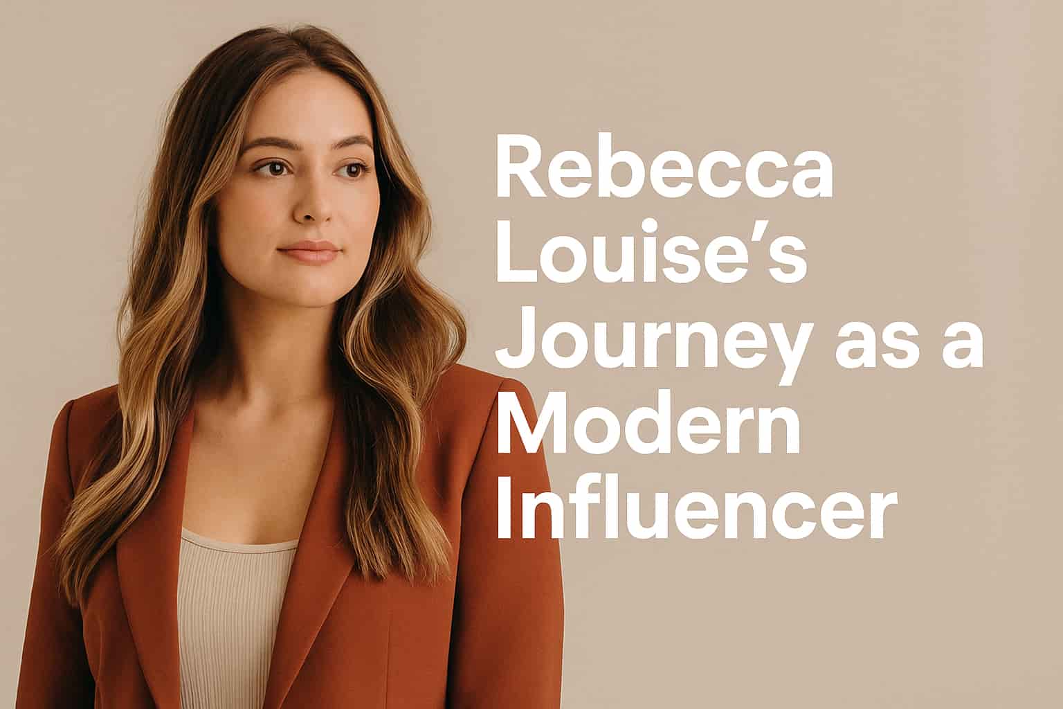 Rebecca Louise’s Journey as a Modern Influencer