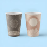 Double wallpaper cups