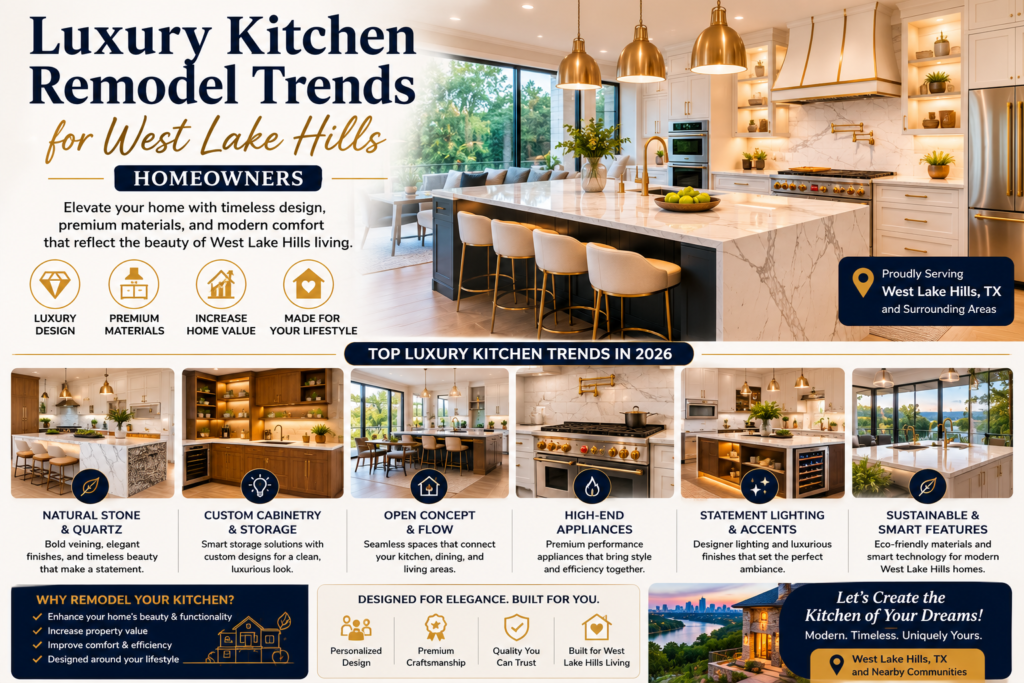 Luxury Kitchen Remodel Trends for West Lake Hills Homeowners