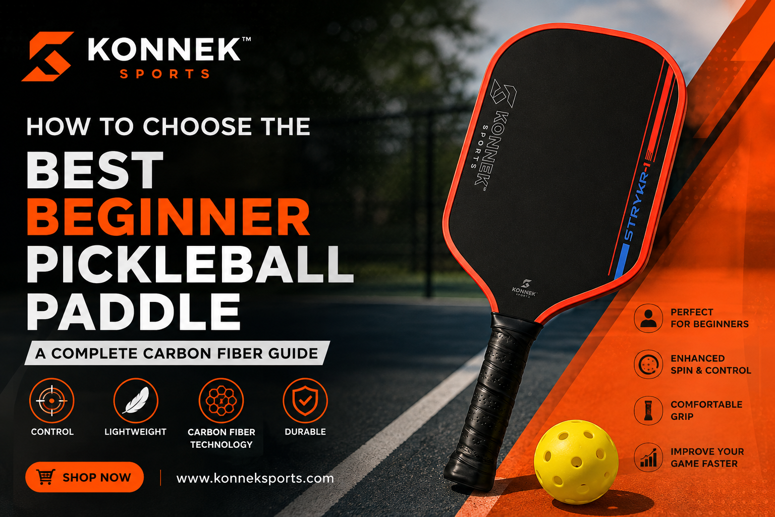 beginner pickleball paddle