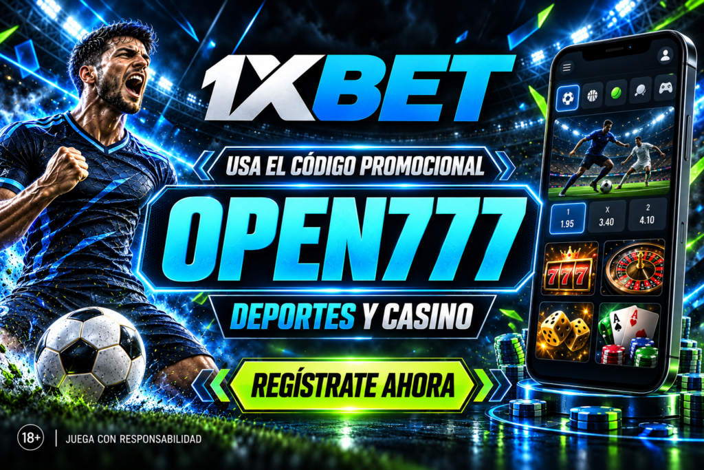 Código promocional 1xbet hoy